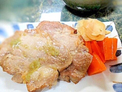 豚肉の柚子こしょう焼き